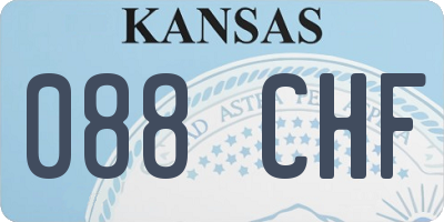 KS license plate 088CHF