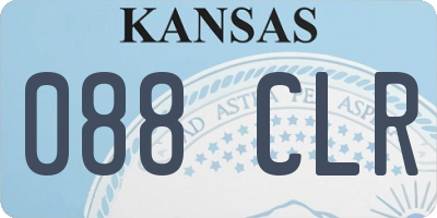 KS license plate 088CLR