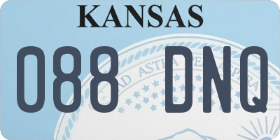 KS license plate 088DNQ
