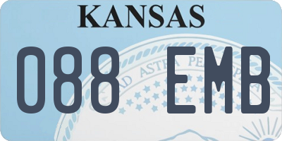 KS license plate 088EMB