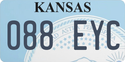 KS license plate 088EYC