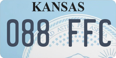 KS license plate 088FFC