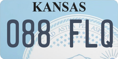 KS license plate 088FLQ
