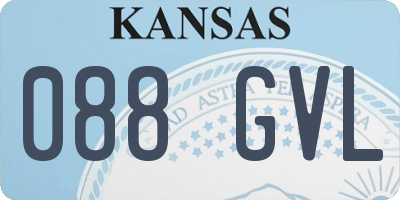 KS license plate 088GVL