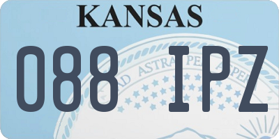 KS license plate 088IPZ