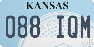 KS license plate 088IQM