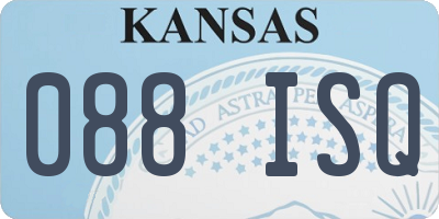 KS license plate 088ISQ
