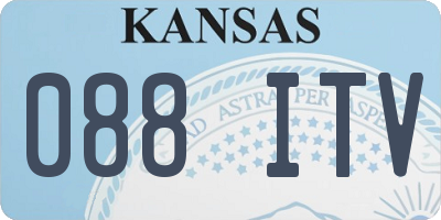 KS license plate 088ITV