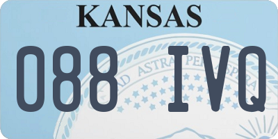 KS license plate 088IVQ