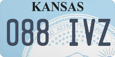 KS license plate 088IVZ