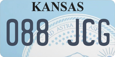 KS license plate 088JCG