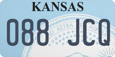 KS license plate 088JCQ