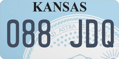 KS license plate 088JDQ