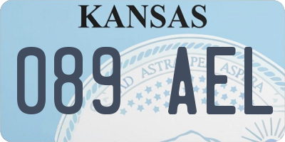 KS license plate 089AEL