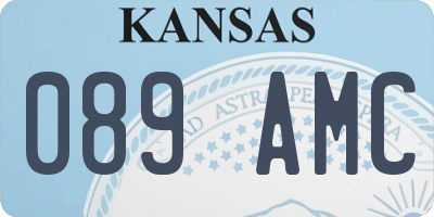 KS license plate 089AMC