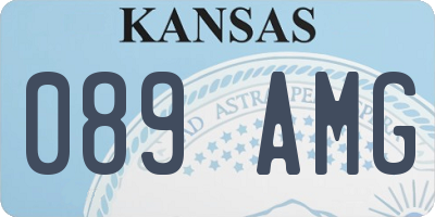 KS license plate 089AMG