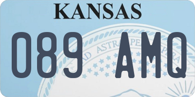 KS license plate 089AMQ