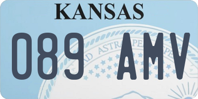 KS license plate 089AMV