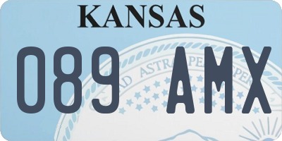 KS license plate 089AMX