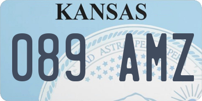 KS license plate 089AMZ