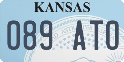 KS license plate 089ATO