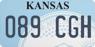 KS license plate 089CGH