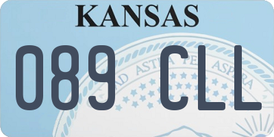 KS license plate 089CLL