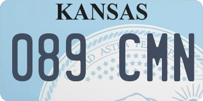 KS license plate 089CMN