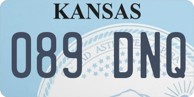 KS license plate 089DNQ