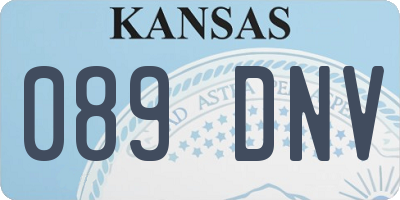 KS license plate 089DNV