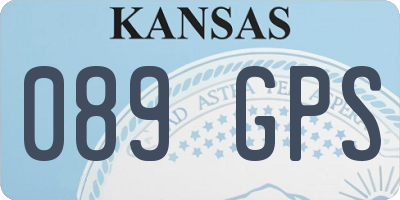 KS license plate 089GPS