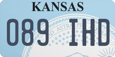 KS license plate 089IHD