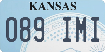 KS license plate 089IMI