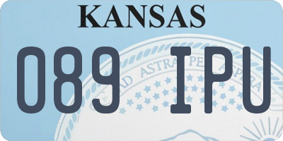 KS license plate 089IPU