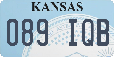 KS license plate 089IQB