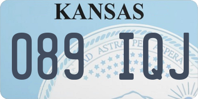 KS license plate 089IQJ