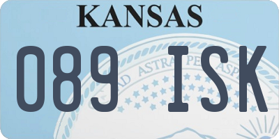 KS license plate 089ISK