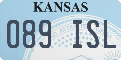 KS license plate 089ISL