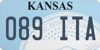 KS license plate 089ITA