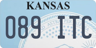 KS license plate 089ITC