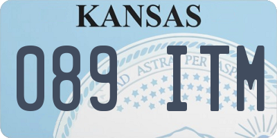 KS license plate 089ITM