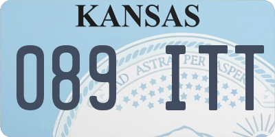 KS license plate 089ITT