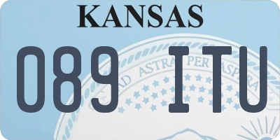 KS license plate 089ITU