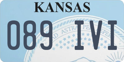 KS license plate 089IVI