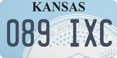KS license plate 089IXC