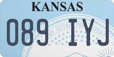 KS license plate 089IYJ