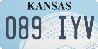 KS license plate 089IYV