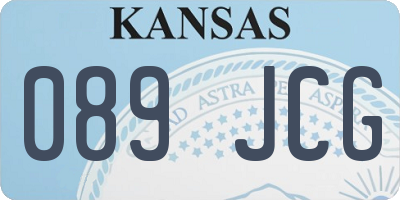 KS license plate 089JCG