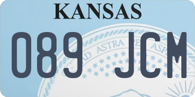 KS license plate 089JCM