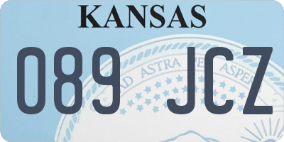 KS license plate 089JCZ